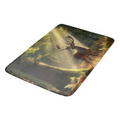 朝林の鹿 バスマット (アングル)