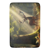 朝林の鹿 バスマット (正面縦)