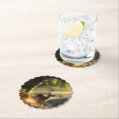 朝林の鹿 ペーパーコースター (インサイチュ)