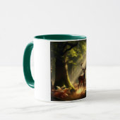 朝林の鹿 マグカップ (正面左)