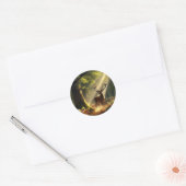 朝林の鹿 ラウンドシール (封筒)