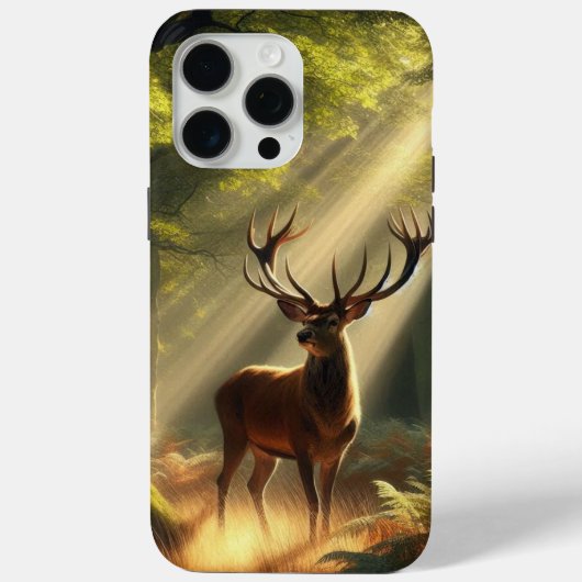 朝林の鹿 Case-Mate iPhoneケース (裏面)