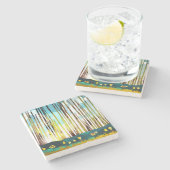 朝林 ストーンコースター (横)