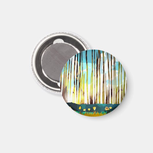 朝林 マグネット (正面/裏面)