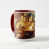 朝混乱 マグカップ (正面左)