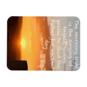 朝灯 マグネット (横)