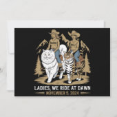 朝焼けに乗ろう カマラ・ハリス ウォルズ 猫好きの女性たち 招待状 (正面)