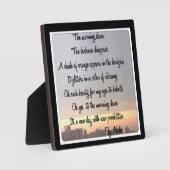 朝焼けプラーク フォトプラーク (正面)