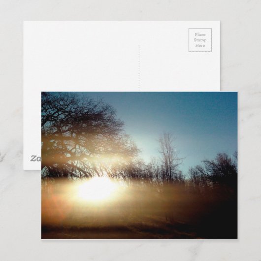 朝焼け ポストカード (正面/裏面)