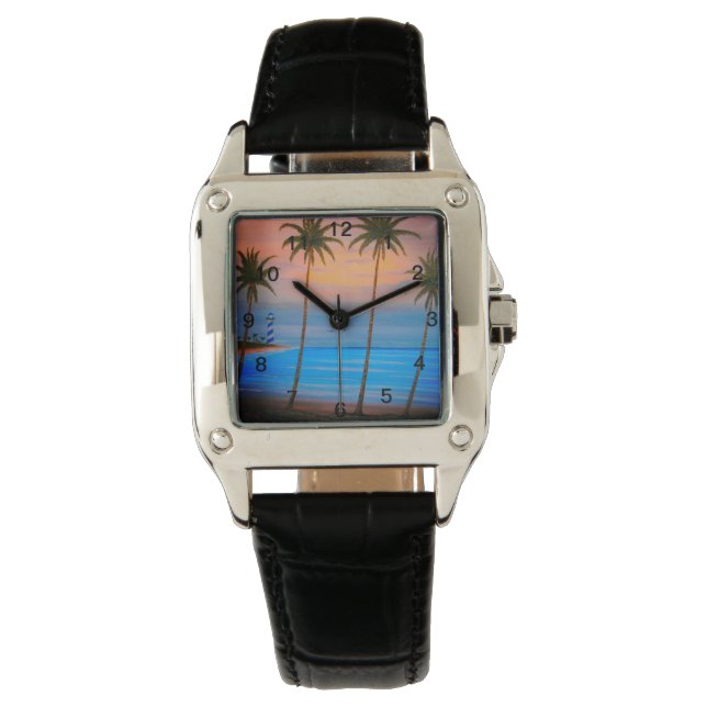 朝焼け 腕時計 (正面)