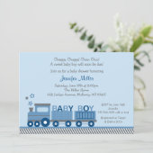 朝王トレインベビーシャワー 招待状 (スタンド正面)