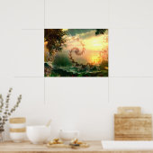 朝疑問に思のポスター ポスター (キッチン)