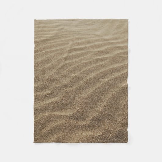 朝砂丘 フリースブランケット (正面)