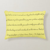 朝祈りの言葉枕 アクセントクッション (正面)