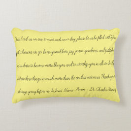 朝祈りの言葉枕 アクセントクッション