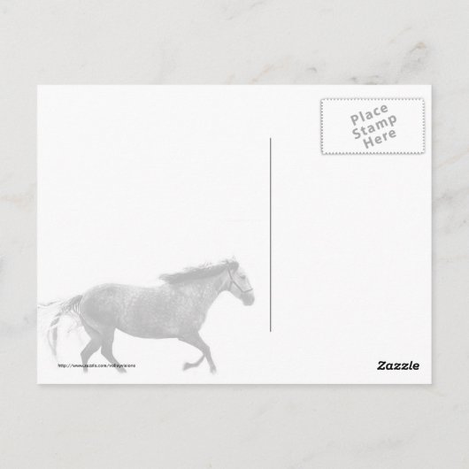 朝走 ポストカード (裏面)