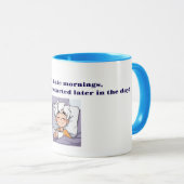 「朝遅れ」 マグカップ (正面右)