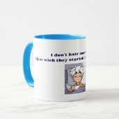 「朝遅れ」 マグカップ (正面左)