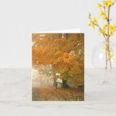 朝郵便メッセージカード カード (黄色い花)