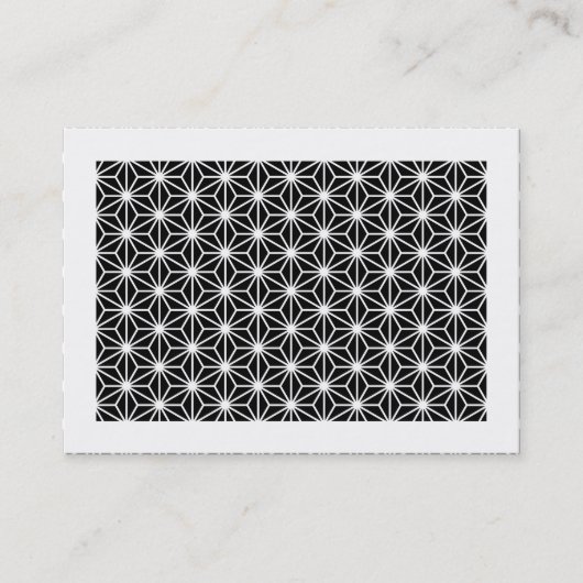 朝野羽スタイル(縁ど) 名刺 (正面)