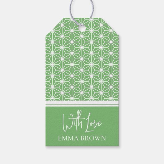 朝野羽 | KIMONO日本の pattern ギフトタグ (正面)