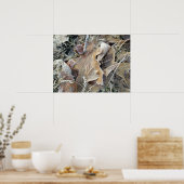 朝霜の降りたの葉ポスター ポスター (キッチン)