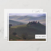 朝霧のはがきのトスカーナの家 ポストカード (正面/裏面)