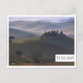朝霧のはがきのトスカーナの家 ポストカード (正面)