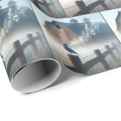 朝霧の中で歌うブルーバード ラッピングペーパー (ロールコーナー)