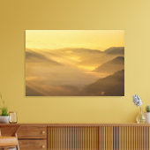 朝霧輝くの日の光 キャンバスプリント (インサイチュ (リビング))