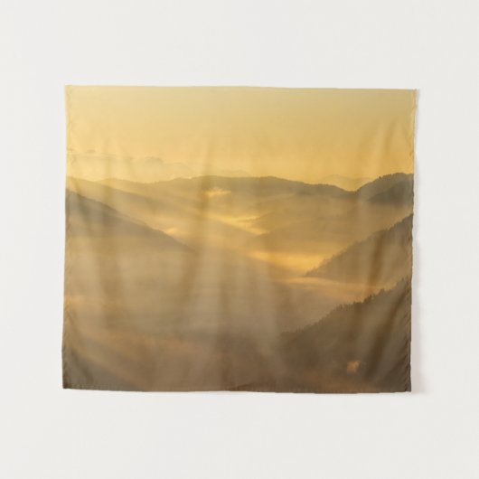 朝霧輝くの日の光 タペストリー (正面(横))