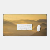朝霧輝くの日の光 デスクマット (キーボード&マウス)