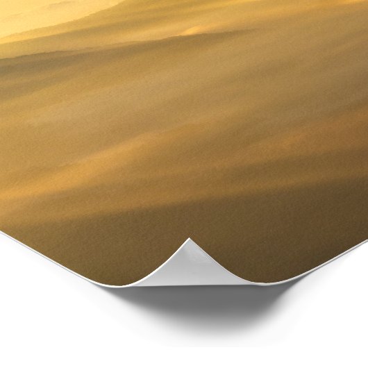 朝霧輝くの日の光 ポスター (角)