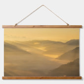 朝霧輝くの日の光 吊り下げ型タペストリー (正面)