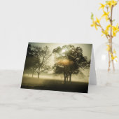 朝霧 カード (黄色い花)