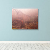 朝霧 キャンバスプリント (インサイチュ (ウッドフロア))