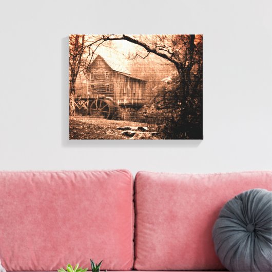 朝霧 キャンバスプリント (インサイチュ (リビング))