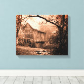 朝霧 キャンバスプリント (インサイチュ (ウッドフロア))