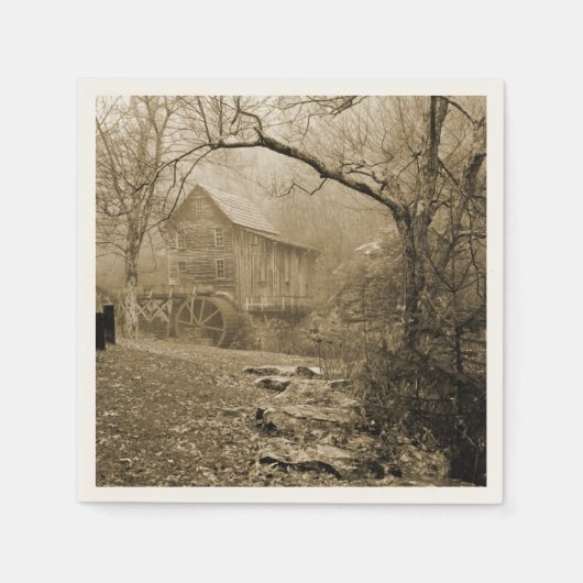 朝霧 スタンダードカクテルナプキン (正面)