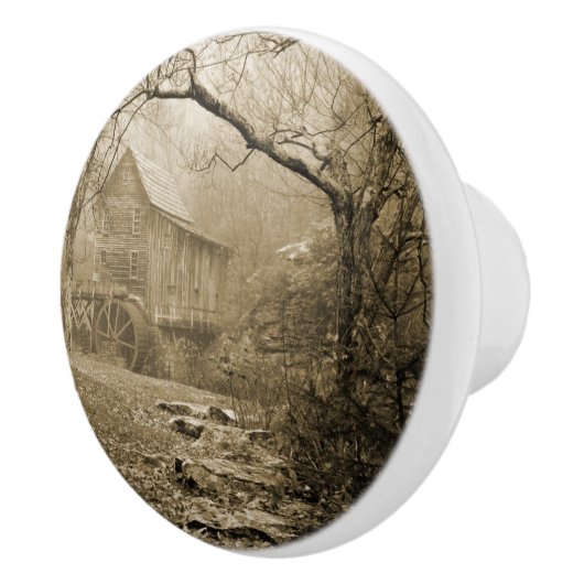 朝霧 セラミックノブ (右)