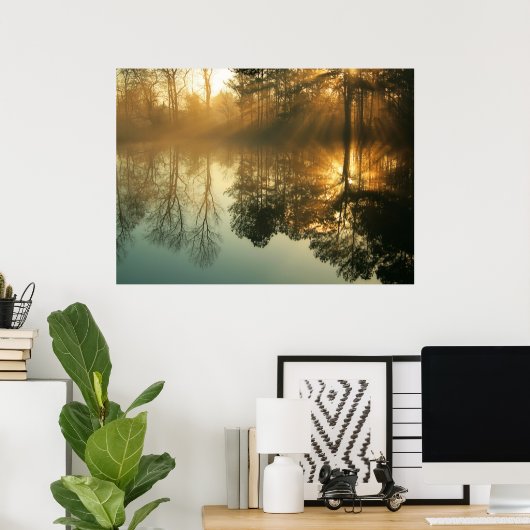 朝霧 ポスター (ホームオフィス)