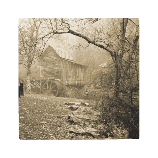 朝霧 メタルプリント (正面)