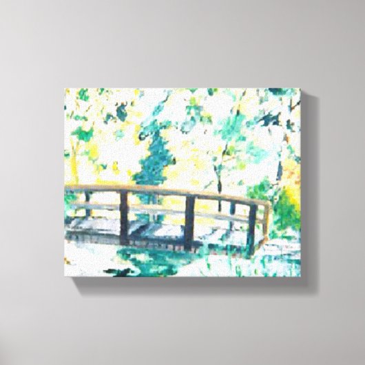 朝露キャンバスラップ/サール キャンバスプリント (正面)