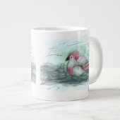 朝露 ジャンボコーヒーマグカップ (正面右)