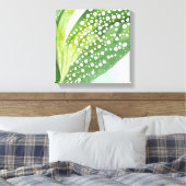 朝露 | ボタニモダンカルウォーター色 キャンバスプリント (インサイチュ (寝室))