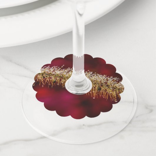 朝露 ワイングラスタグ (クローズアップ)