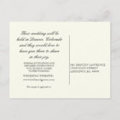 朝顔あじさい – 日付のはがきを保存 案内ポストカード (裏面)