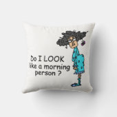 朝顔ではない クッション (裏面)