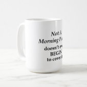 朝顔ではない コーヒーマグカップ (正面左)