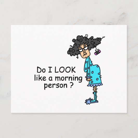 朝顔ではない ポストカード (正面)